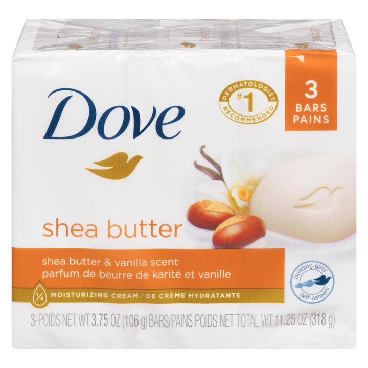 Dove - Savon pour le corps en pain, 3 x 106 g