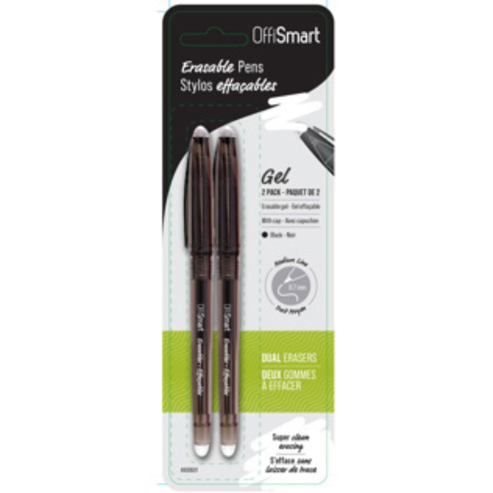 Offismart - Erasable Gel Pen, Pack of 2