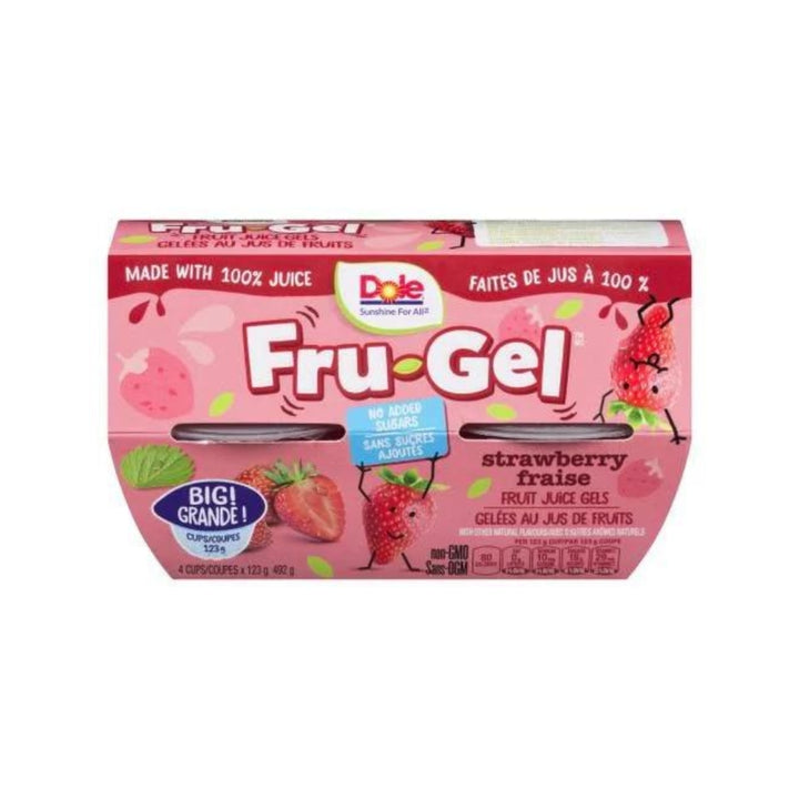 Dole - Gelées de jus de fruits - 4 coupe x 123 g