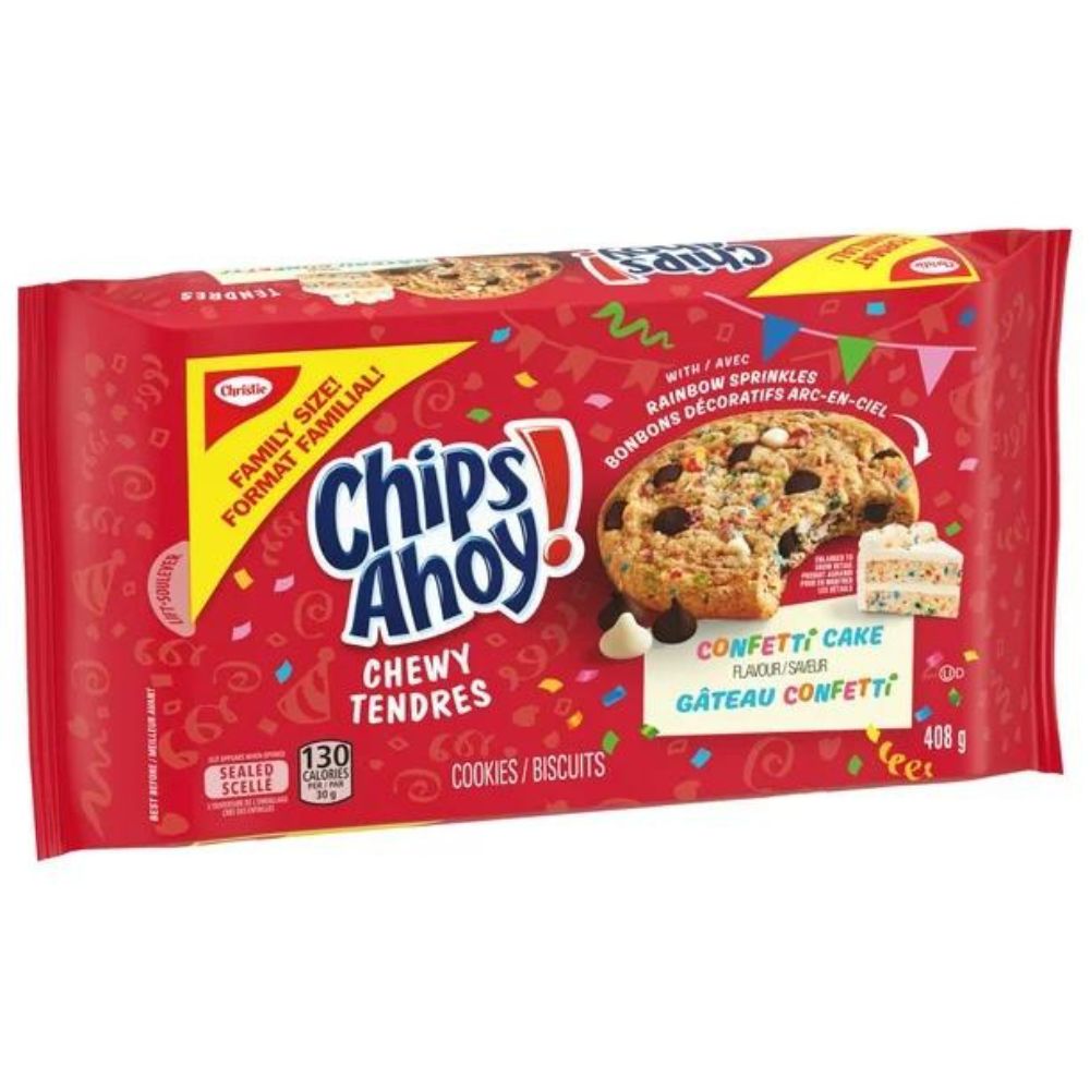Christie -  Biscuit tendre au gâteau confetti, Format familial, 408 g