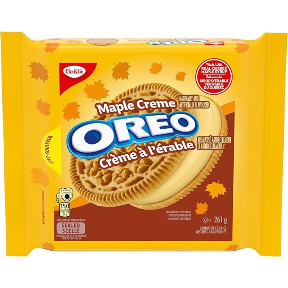 Christie -  – Biscuit sandwich à la crème d’érable OREO, 261 g