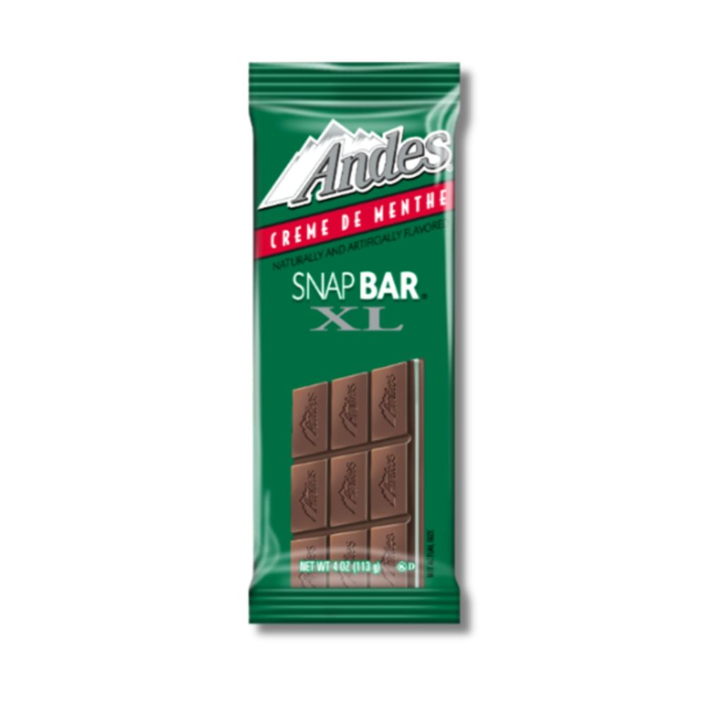 Andes - Barre de chocolat à la Crème De Menthe Snap bar XL