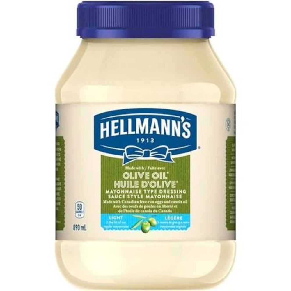 Hellmann's -  Mayonnaise à l'huile d'olive sans gluten 890 ml