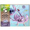 Disney - Casse-tête en bois 5-en-1 Stitch