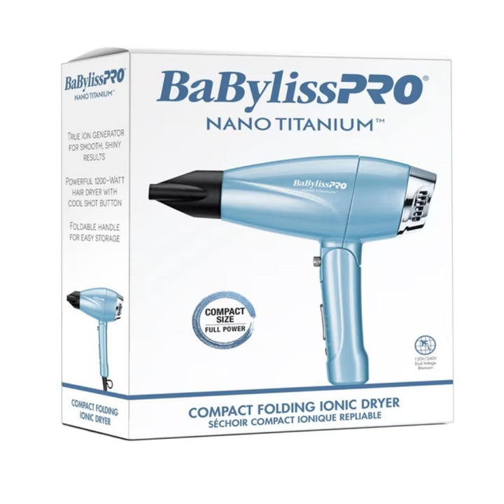 BabylissPRO - Compact Ionic Nano Titanium Hair Dryer