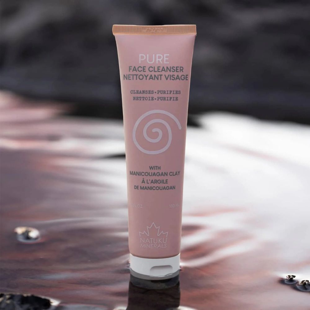 Natuku Minérals - Nettoyant et purifiant pour le visage à l’argile de Manicouagan