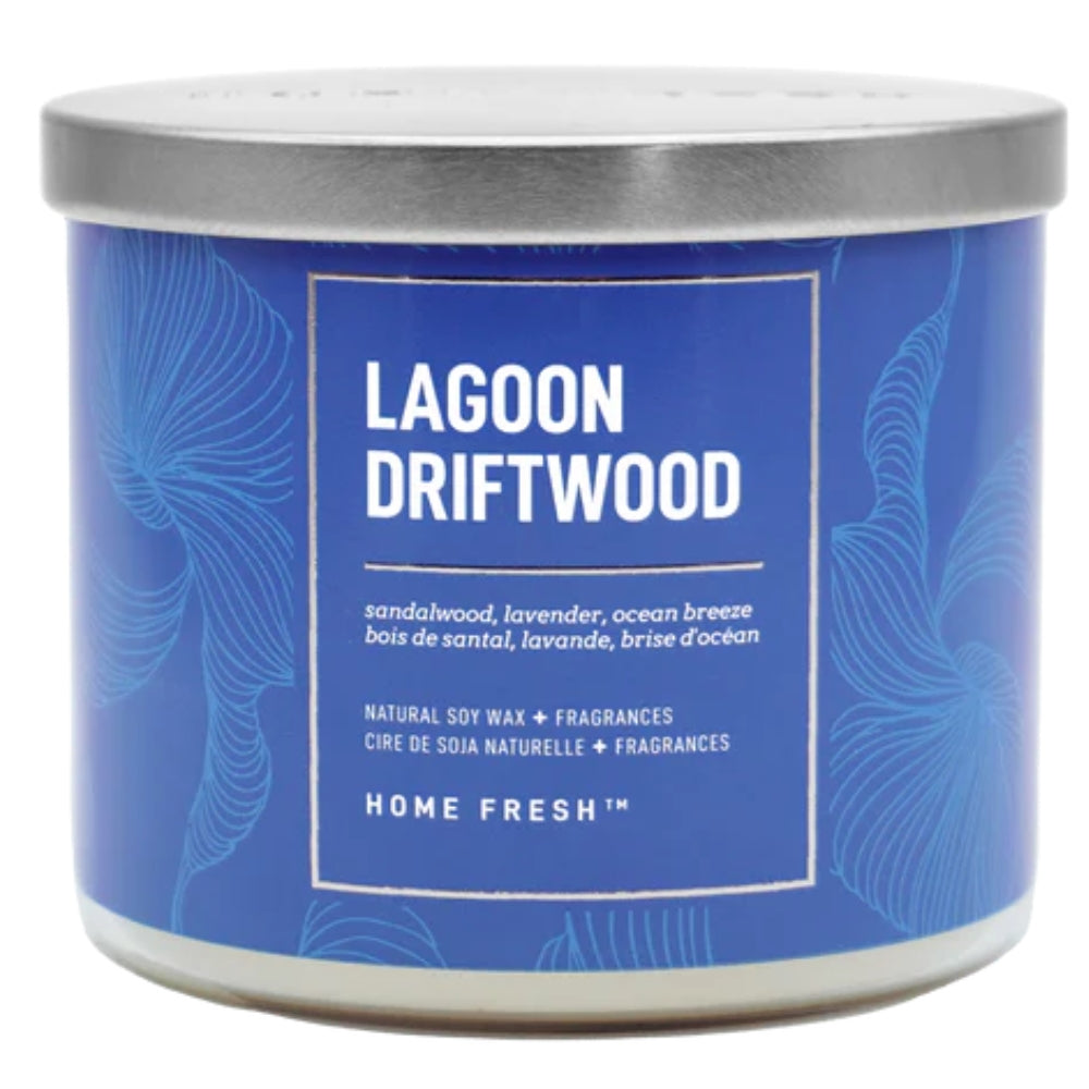 Home Fresh - Bougie Lagoon Driftwood - 3 mèches