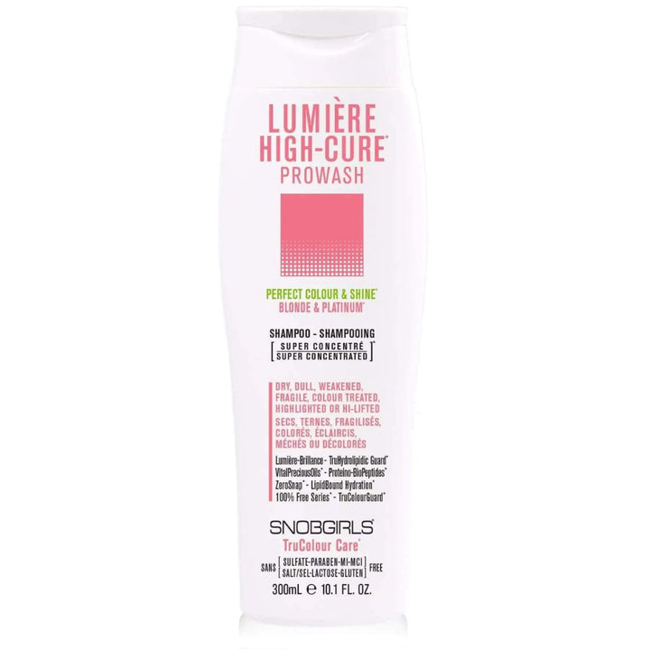 SNOBGIRLS - Lumière high-cure Prowash - Shampoing ou Revitalisant