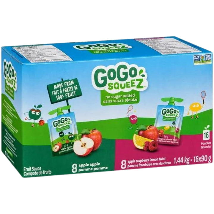 GoGo squeeZ - Compote de fruits bio 16 × 90 g