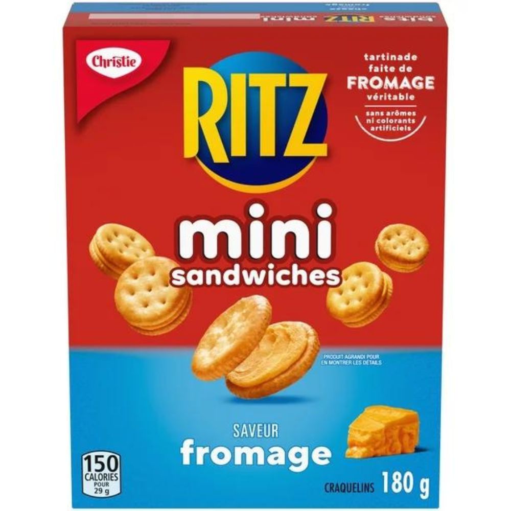 Christie - Mini ritz sandwiches à saveur de fromage, 180 g