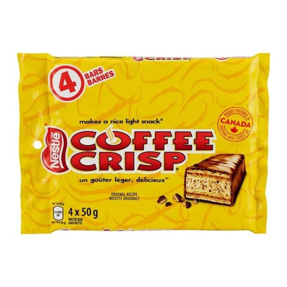 Nestlé - Coffee crisp, emballage multiple 4 x 50 G