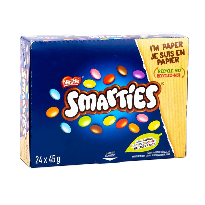 Smarties - Chocolat au lait enrobé de bonbons réguliers