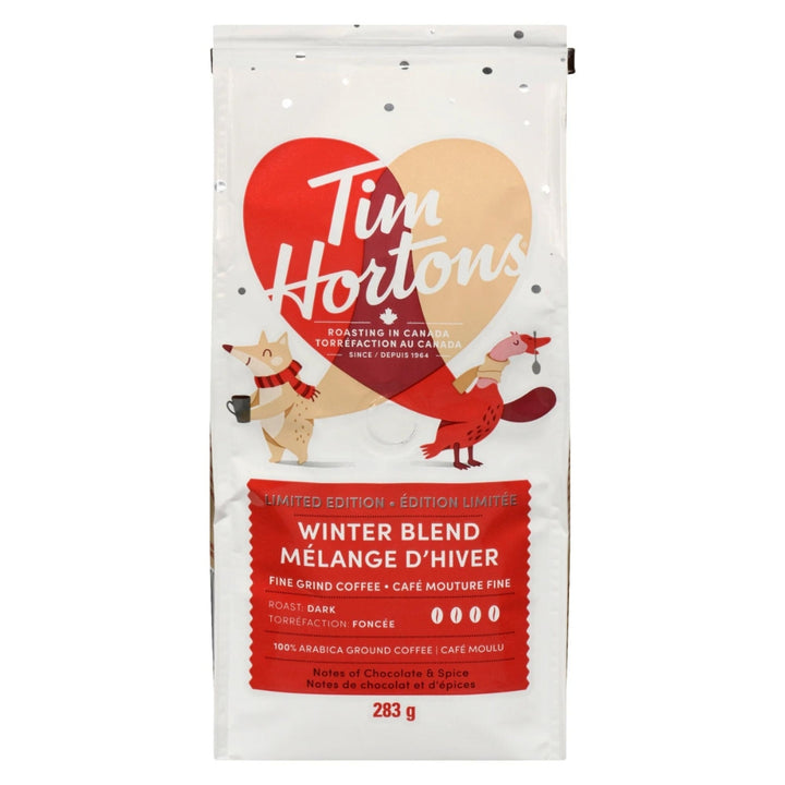 Tim Hortons – Café mouture fine, torréfaction foncée