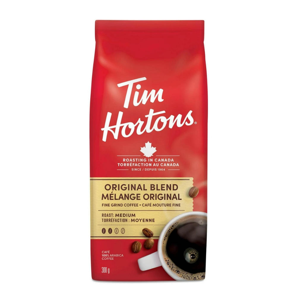 Tim Hortons – Café mouture fine, torréfaction foncée