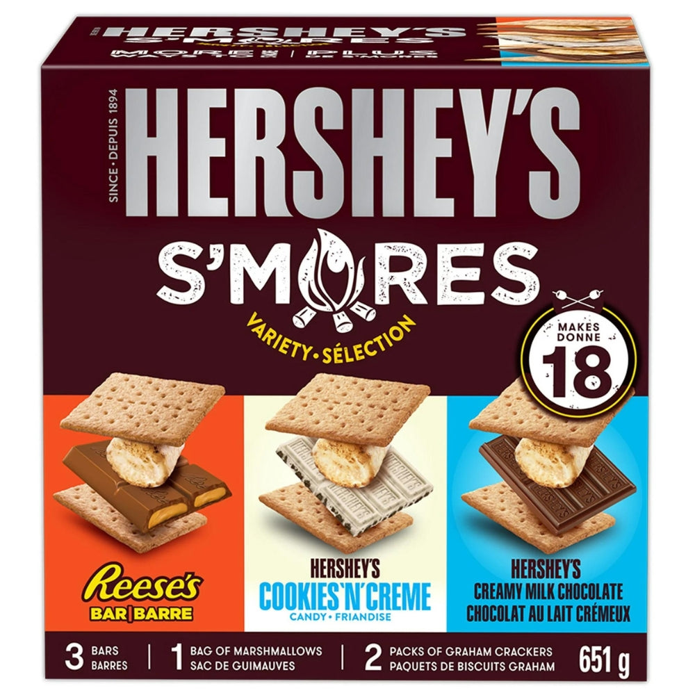 Hershey's - Collation S'Mores, ensemble de 18 S'Mores assorties