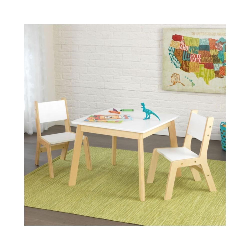 KidKraft - Ensemble table moderne et 2 chaises