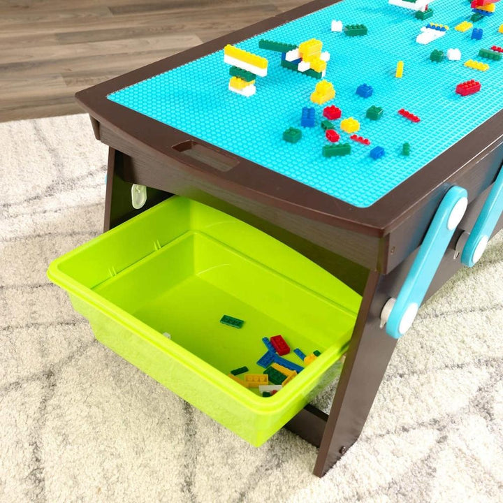 KidKraft - Table Building Bricks Play N Store à briques de construction