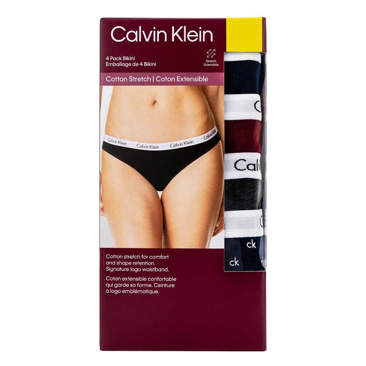 Calvin Klein - Culotte bikini, paquet de 4