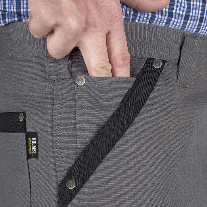 Holmes Workwear - Pantalon cargo en toile