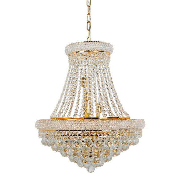 MC Collection - 11-Light Crystal Draped Pendant