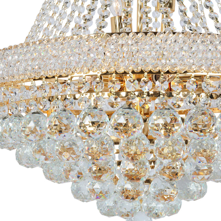 MC Collection - 11-Light Crystal Draped Pendant