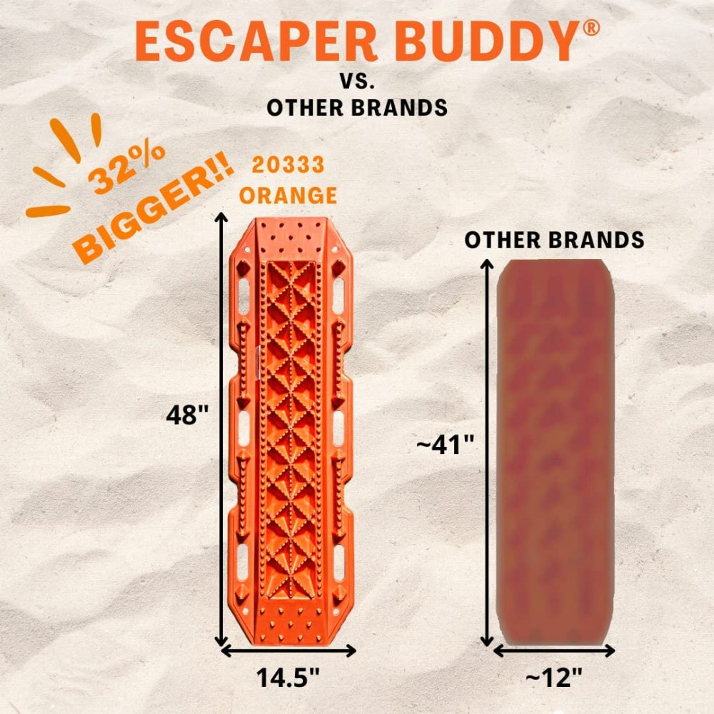 Escaper Buddy - Ensemble de 2 tapis de traction pour l'extraction, Maxsa Innovations