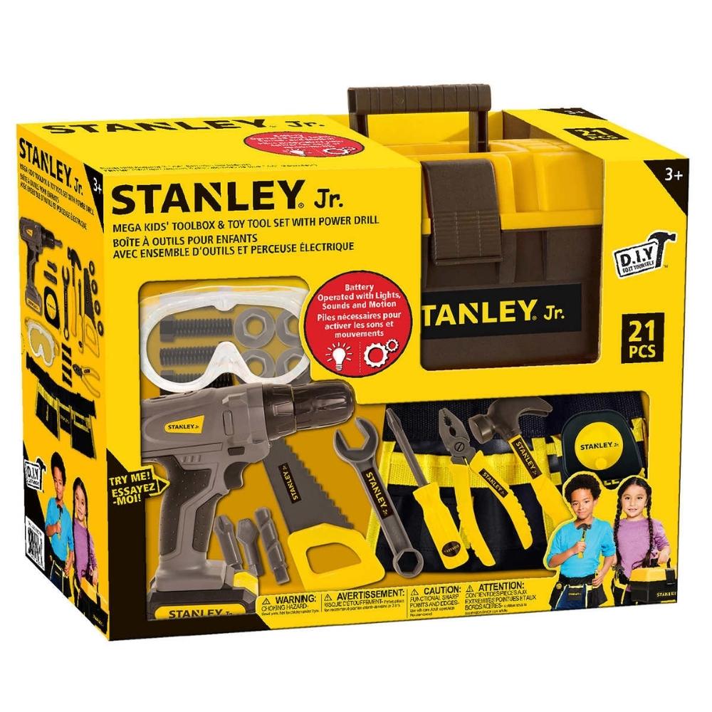 Stanley - Méga ensemble d’outils Stanley - 21 pièces