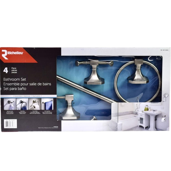 Richelieu 4-Piece Bathroom Accessory Set