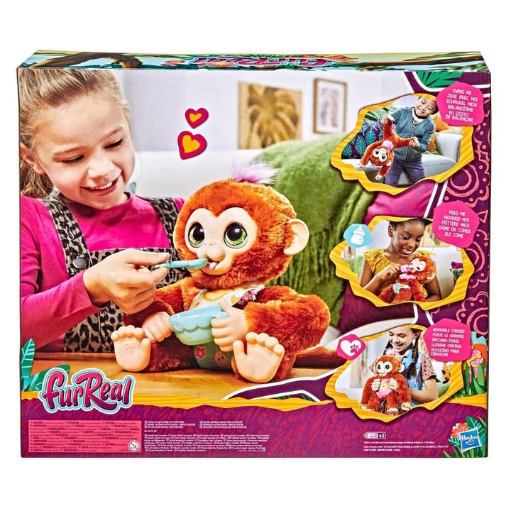 Hasbro- FurReal Pépin, mon bébé singe