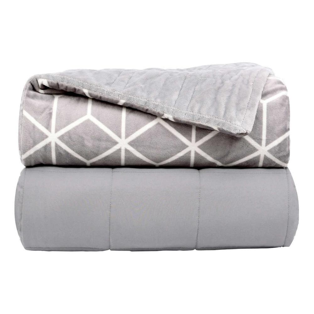 Life Comfort - Couverture lestée avec housse amovible unie 6.8 kg ( 15 lb )