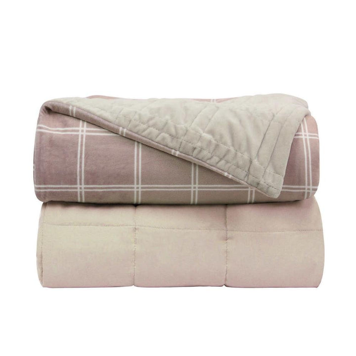 Life Comfort - Couverture lestée avec housse amovible unie 6.8 kg ( 15 lb )