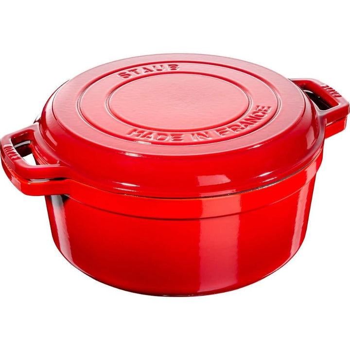 STAUB 6.7 L (7 qt) Braiser with Grill Pan