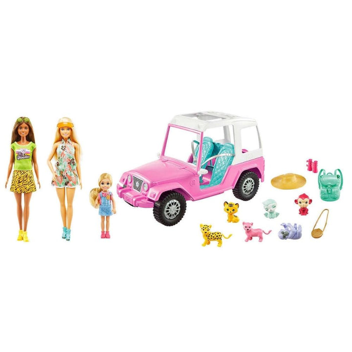 Barbie - Dolls, vehicle and accessories 