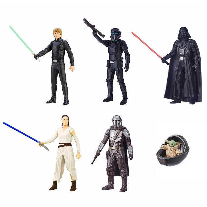 Star Wars - Ensemble de 6 figurines articulées – 6 pouces