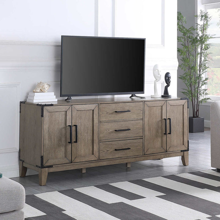 Well Universal Contemporary 71.7" TV Stand - Greyson