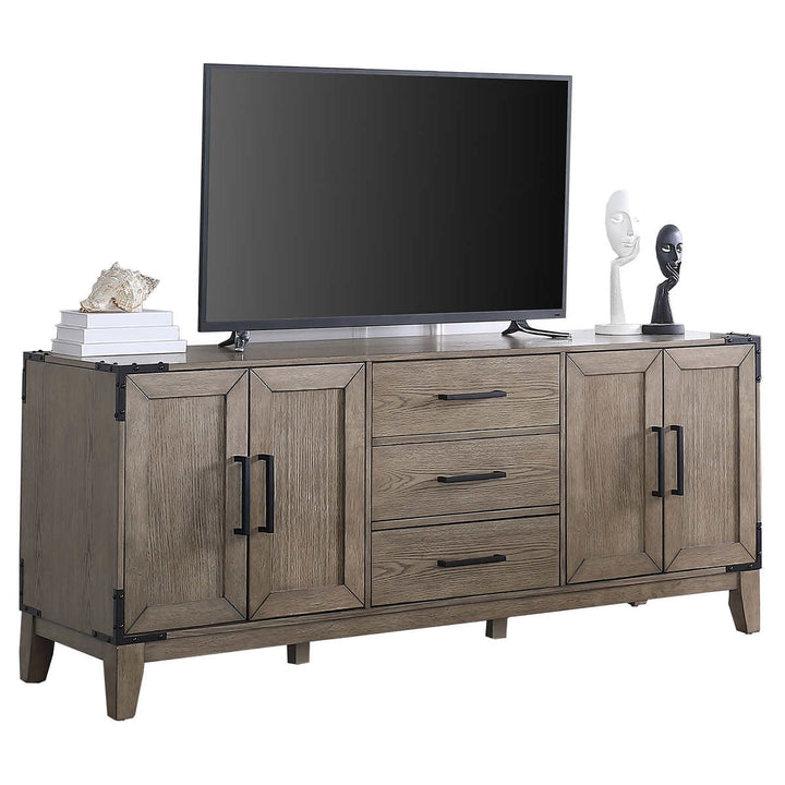 Well Universal Contemporary 71.7" TV Stand - Greyson