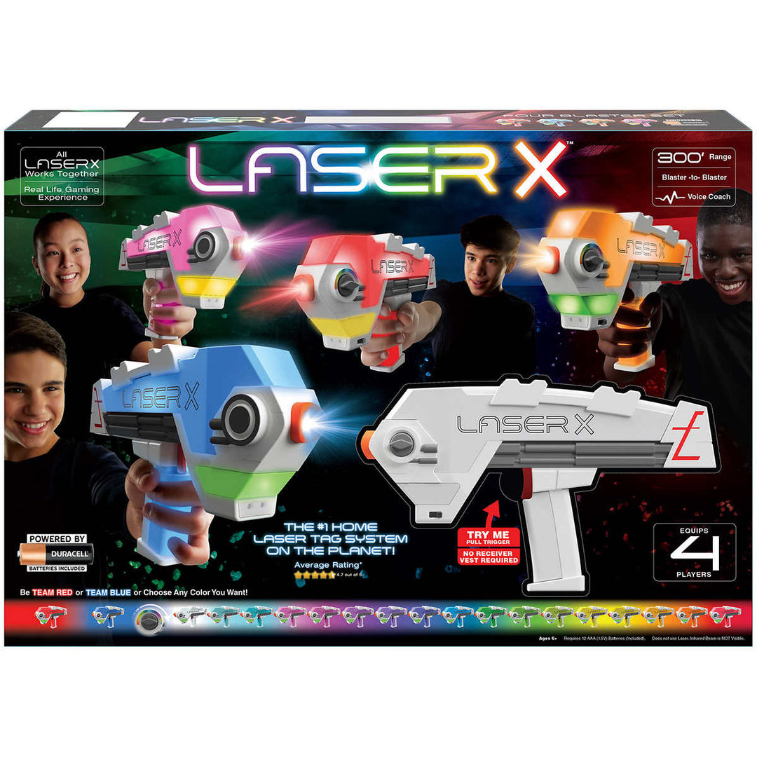NSI - Ensemble de quatre pistolets Laser X Révolution