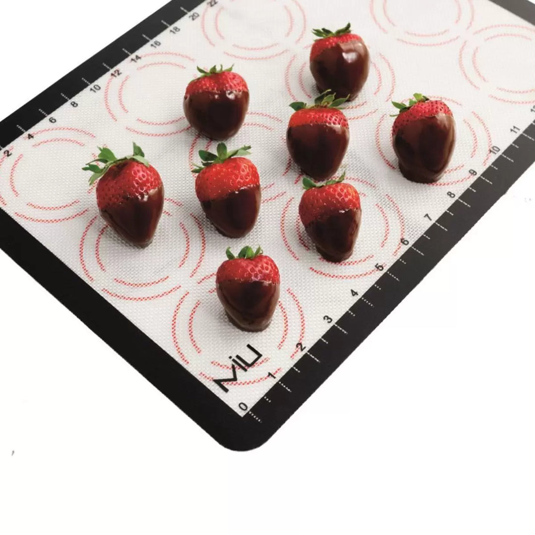 MIU - Ensemble de 3 tapis de pâtisserie et de cuisson en silicone