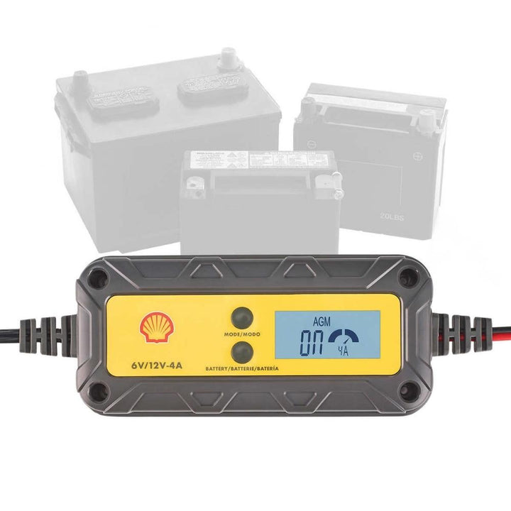 Shell - Chargeur d’entretien de batterie de 4 ampères SBC 400