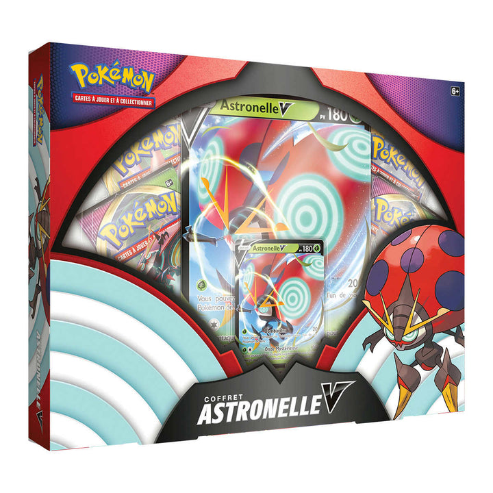 Coffret Pokémon Astronelle-V et 6 cartes promotionnelles - Français