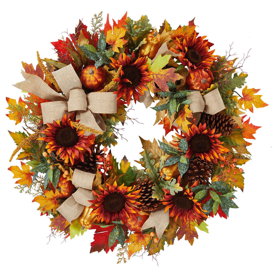 Couronne d’automne de 76 cm (30 po)