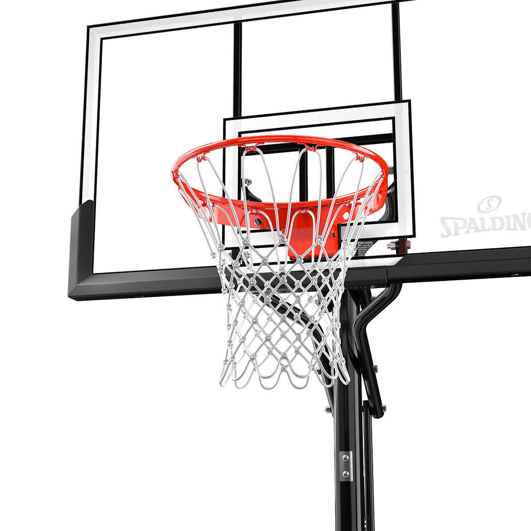 Spalding - Système de basketball portatif en polycarbonate Accuglide de 54 po