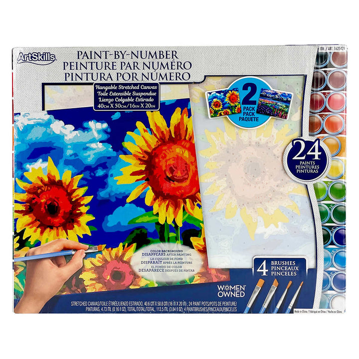 ArtSkills Paint by Numbers for Adults - 2-Pack