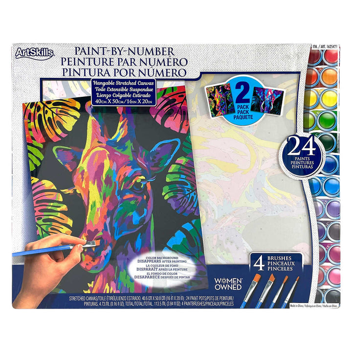 ArtSkills Paint by Numbers for Adults - 2-Pack