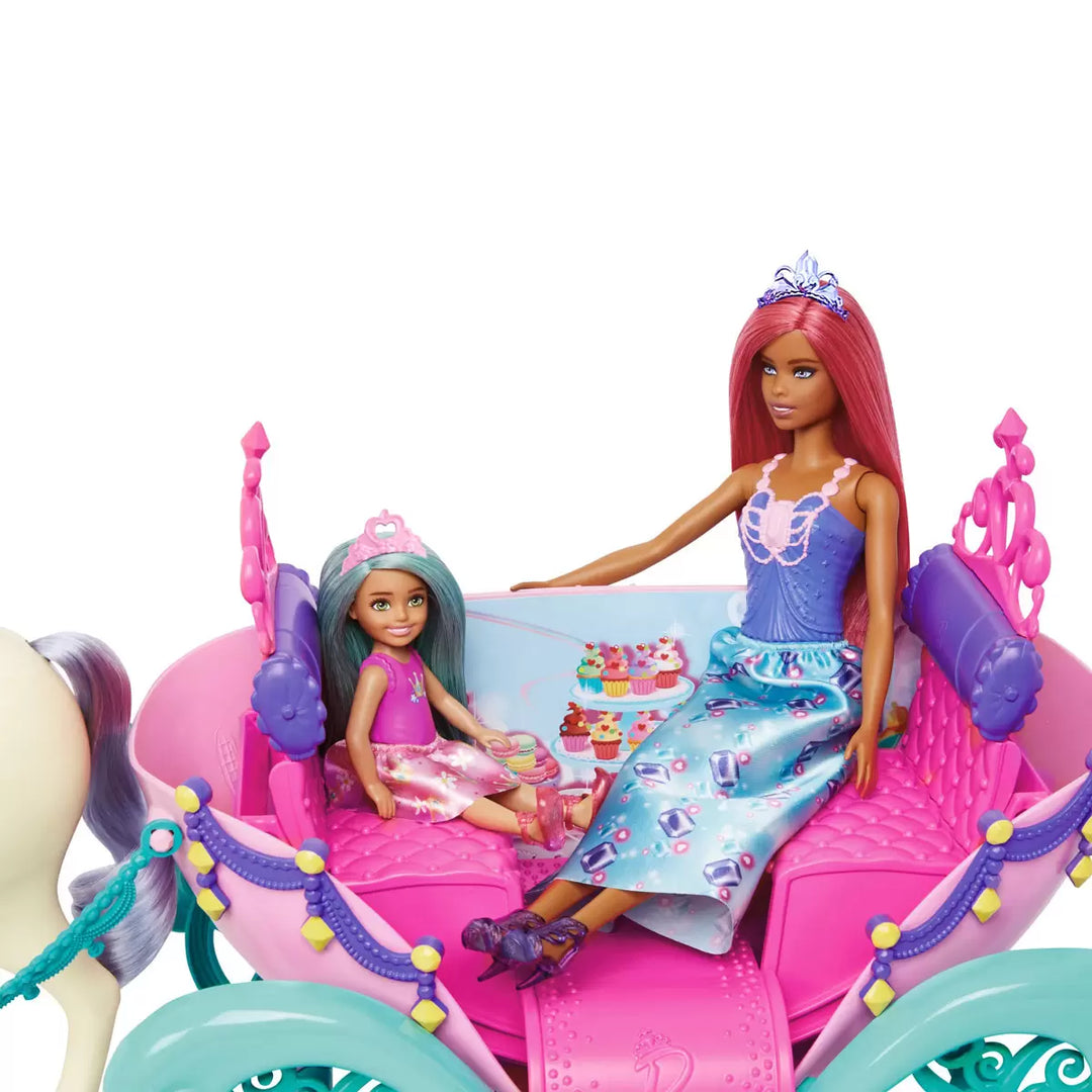 Barbie - Dreamtopia Dolls and Carriage