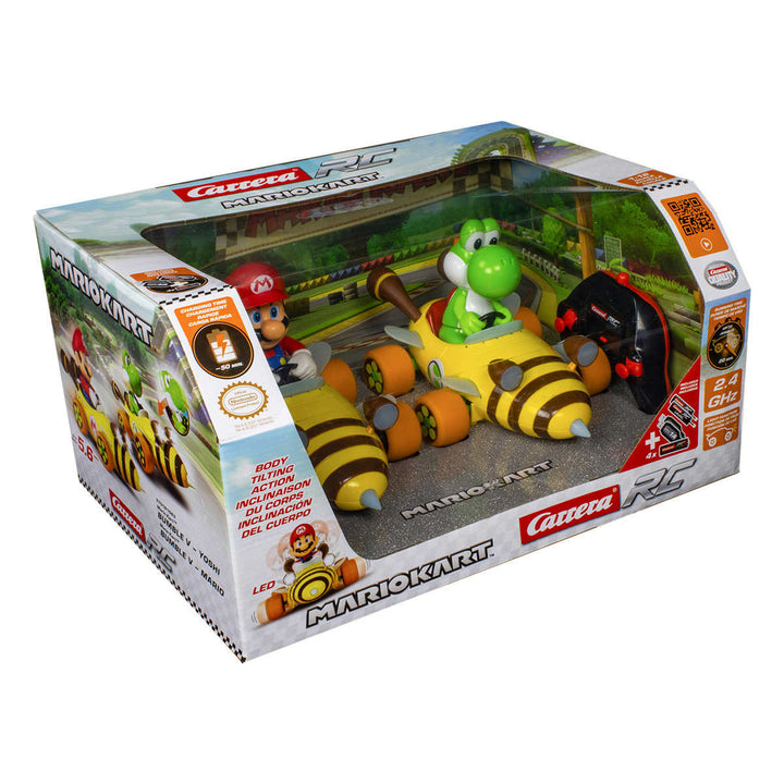 Carrera RC - Mario Kart Bumble V, Mario + Yoshi, set of 2