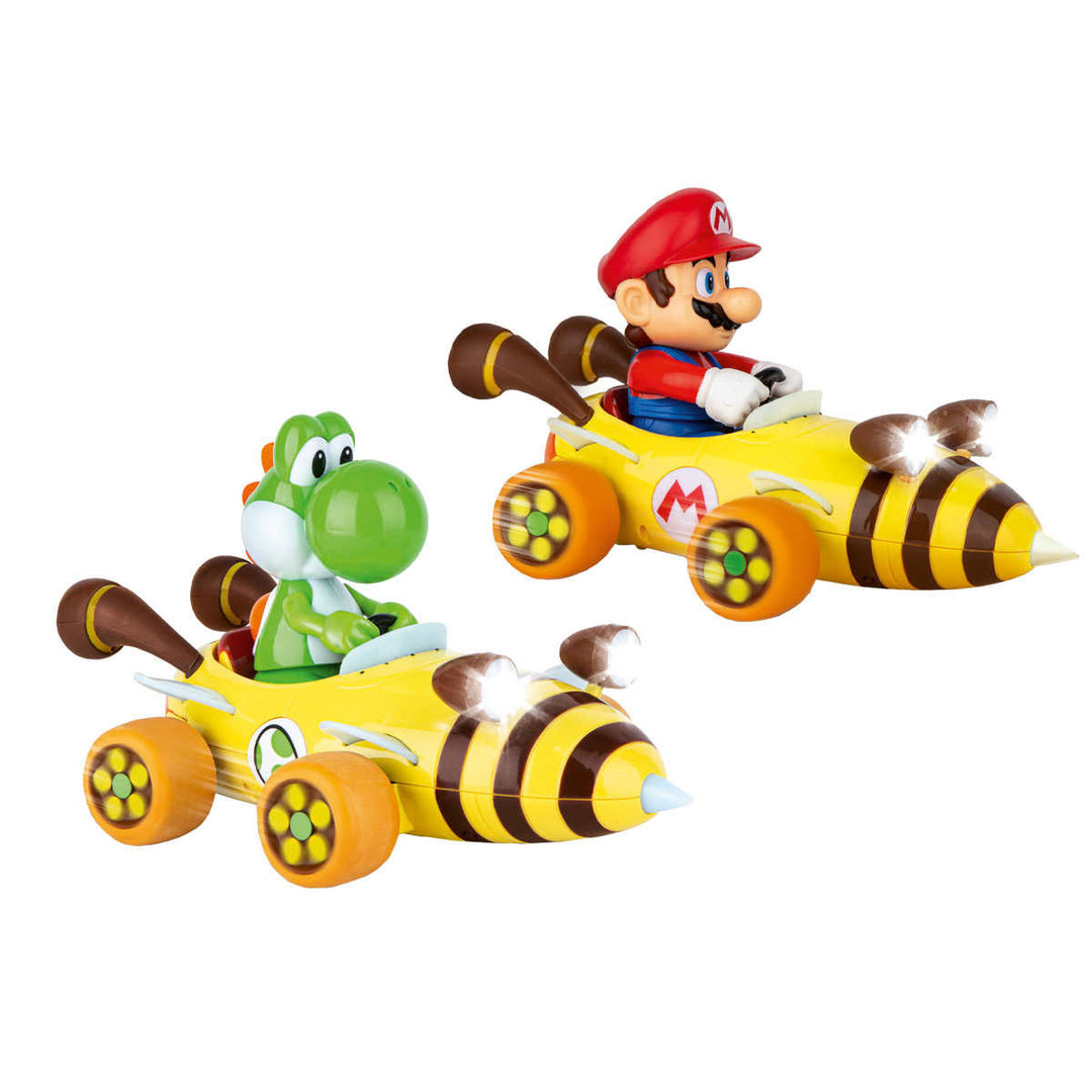 Carrera RC - Mario Kart Bumble V, Mario + Yoshi, set of 2