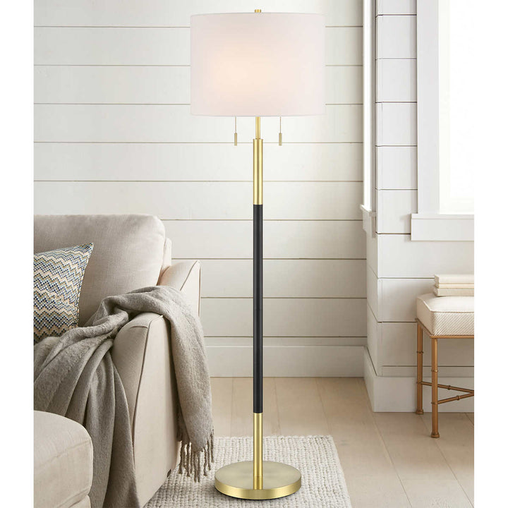 Bridgeport Designs - Lampe à pied avec chaîne à double traction Brianna