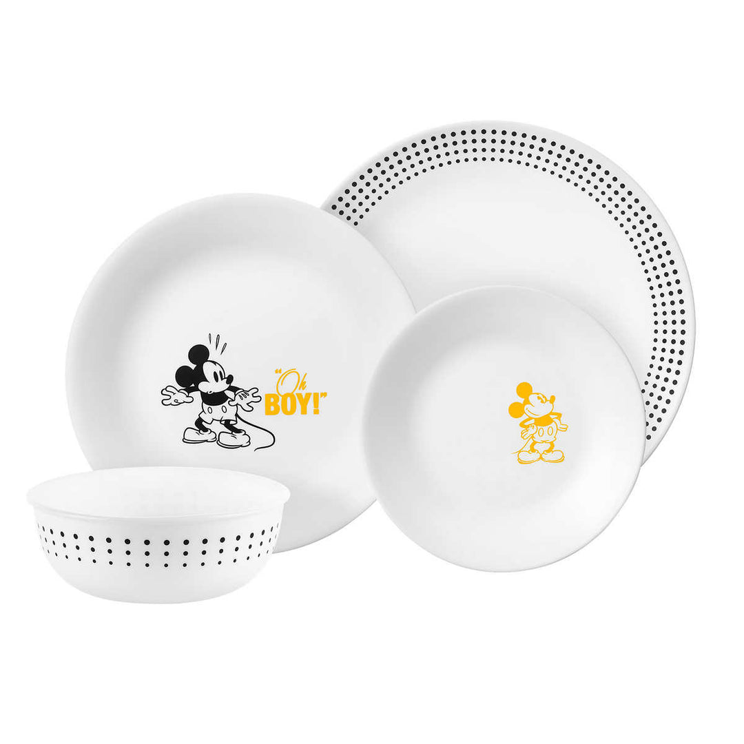 Corelle - Service de table 16 pièces , Mickey Mouse