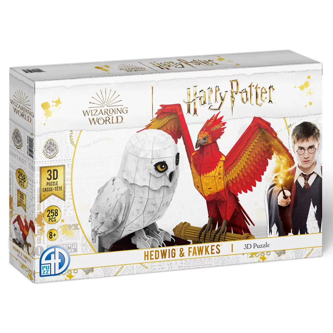 4D Puzz - Casse-tête 3D Harry Potter Hedwige et Fumseck (8 ans et plus)